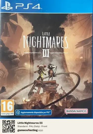 Little Nightmares III PlayStation 4, Italy box front