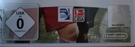 FIFA 10, the USK square on its front