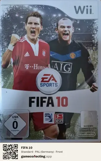 FIFA 10 Nintendo Wii, Germany box front