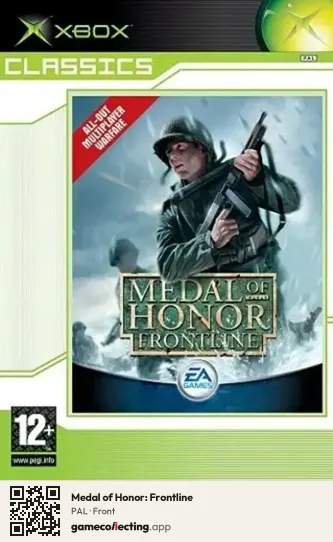 Medal of Honor: Frontline Xbox, PAL box front