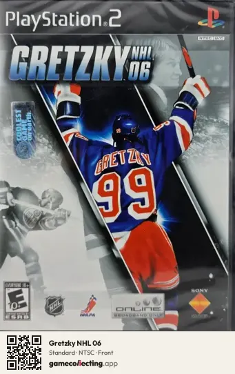 Gretzky NHL 06 PlayStation 2, NTSC box front