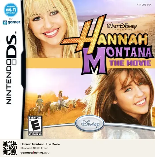 Hannah Montana: The Movie Nintendo DS, NTSC box front