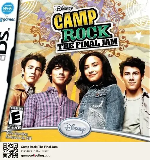Camp Rock: The Final Jam Nintendo DS, NTSC box front
