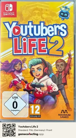 Youtubers Life 2 Nintendo Switch, Germany box front