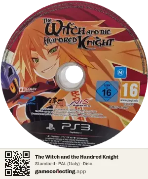 The Witch and the Hundred Knight PlayStation 3, PAL disc