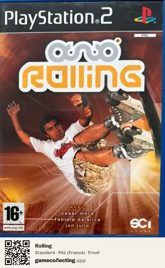 Rolling PlayStation 2, France box front