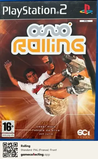 Rolling PlayStation 2, France box front