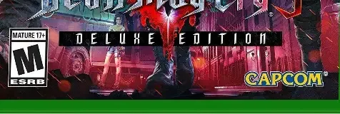 Devil May Cry 5, the ESRB box on its front