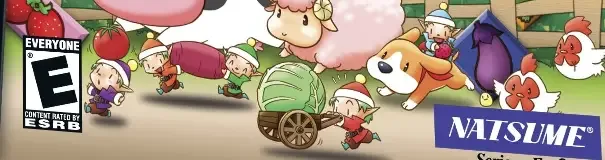 Harvest Moon: Frantic Farming, the ESRB box on its front