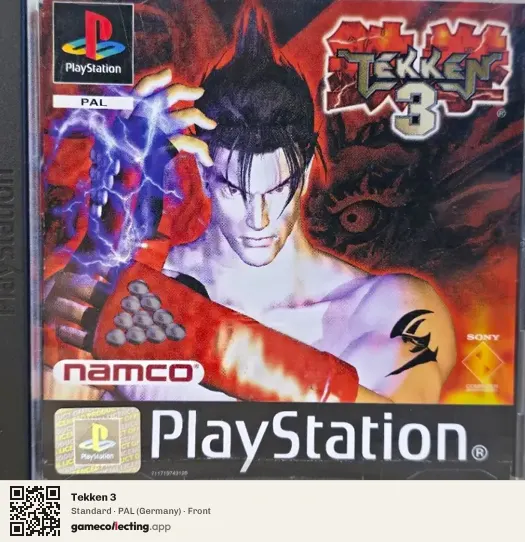 Tekken 3 PlayStation, Germany box front