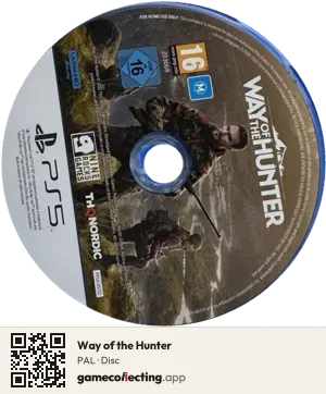 Way of the Hunter PlayStation 5, PAL disc