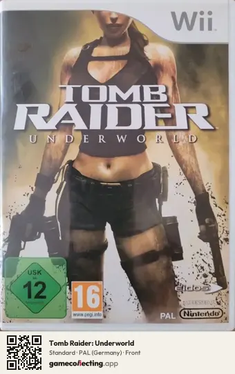 Tomb Raider: Underworld Nintendo Wii, Germany box front