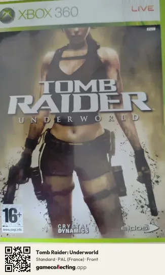 Tomb Raider: Underworld Xbox 360, France box front