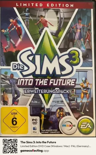 The Sims 3: Into the Future Computer, Germany box front