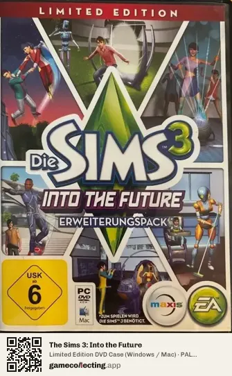 The Sims 3: Into the Future Computer, Germany box front