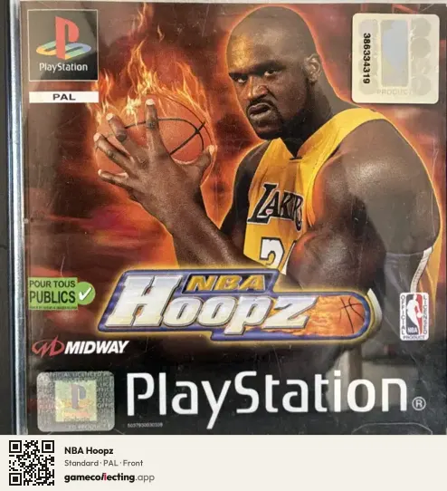 NBA Hoopz PlayStation, PAL box front