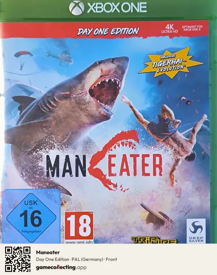 Maneater Xbox One, Germany box front