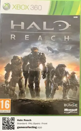 Halo: Reach Xbox 360, Spain box front