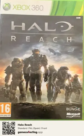 Halo: Reach Xbox 360, Spain box front
