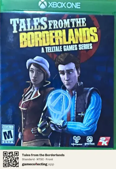 Tales from the Borderlands Xbox One, NTSC box front