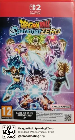 Dragon Ball: Sparking! Zero Nintendo Switch 2, Germany box front