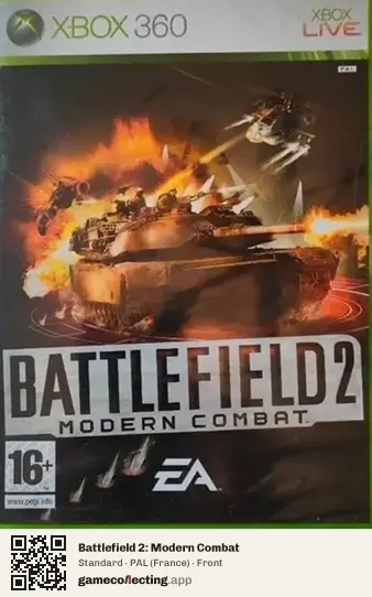 Battlefield 2: Modern Combat Xbox 360, France box front