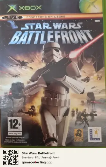 Star Wars: Battlefront Xbox, France box front