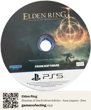 Elden Ring PlayStation 5, Asia disc