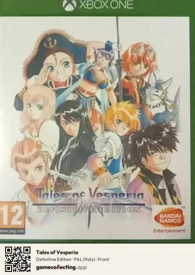 Tales of Vesperia Xbox One, Italy box front