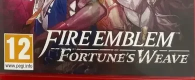 Fire Emblem: Fortune's Weave, the PEGI square on its front