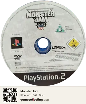 Monster Jam PlayStation 2, PAL disc