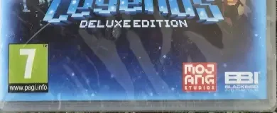 Minecraft Legends, the PEGI square on its front