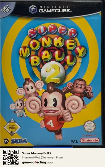 Super Monkey Ball 2 Nintendo GameCube, Germany box front