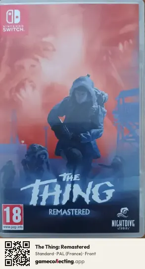 The Thing: Remastered Nintendo Switch, France box front