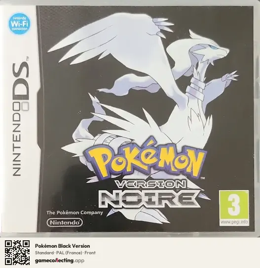 Pokémon Black Version Nintendo DS, France box front