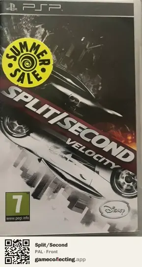 Split/Second PlayStation Portable, PAL box front