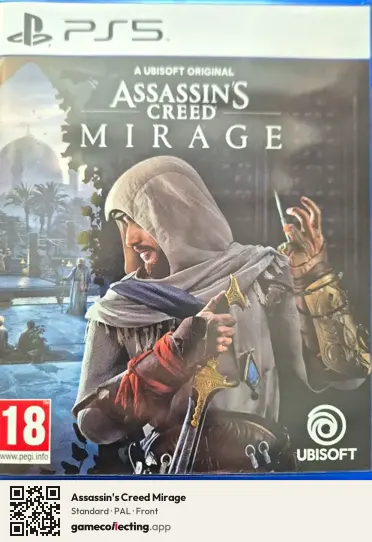 Assassin's Creed Mirage PlayStation 5, PAL box front