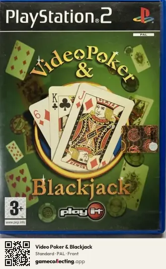 Video Poker & Blackjack PlayStation 2, PAL box front
