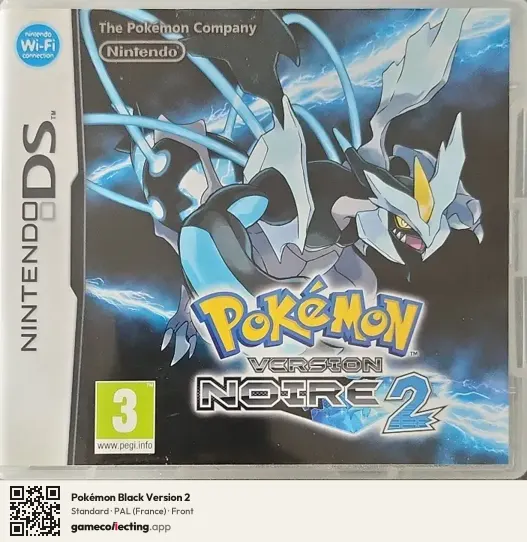 Pokémon Black Version 2 Nintendo DS, France box front