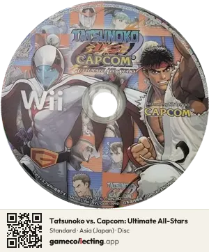 Tatsunoko vs. Capcom: Ultimate All-Stars Nintendo Wii, Asia disc
