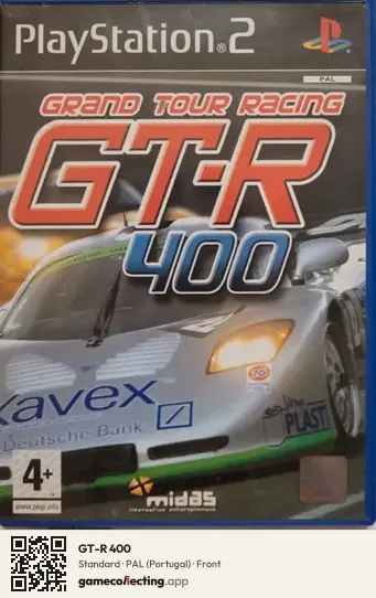 GT-R 400 PlayStation 2, Portugal box front