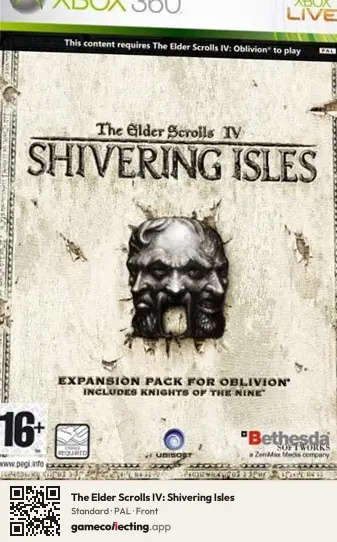 The Elder Scrolls IV: Shivering Isles Xbox 360, PAL box front