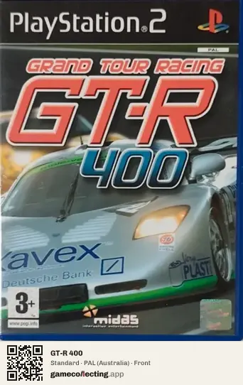 GT-R 400 PlayStation 2, Australia box front