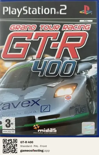 GT-R 400 PlayStation 2, PAL box front