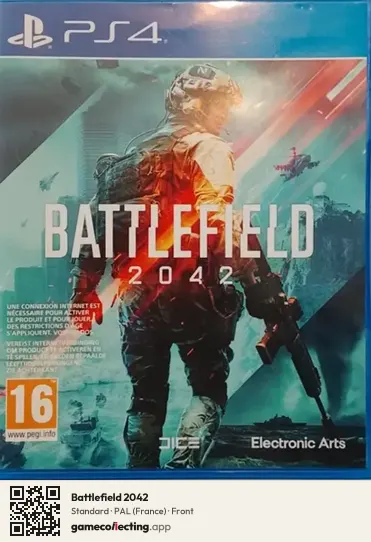 Battlefield 2042 PlayStation 4, France box front