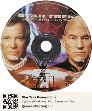 Star Trek Generations Computer, PAL disc