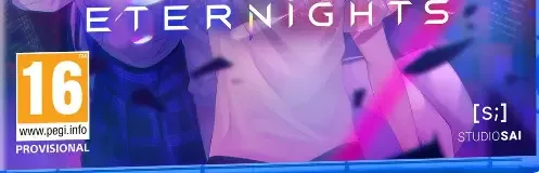 Eternights, the PEGI square on its front
