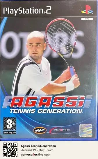 Agassi Tennis Generation PlayStation 2, Italy box front