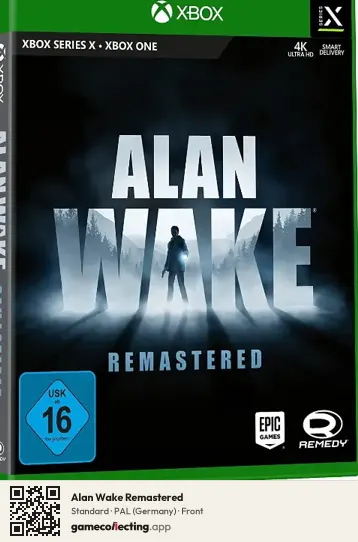 Alan Wake Remastered Xbox Series X, Germany box front