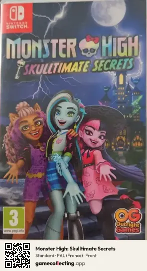 Monster High: Skulltimate Secrets Nintendo Switch, France box front